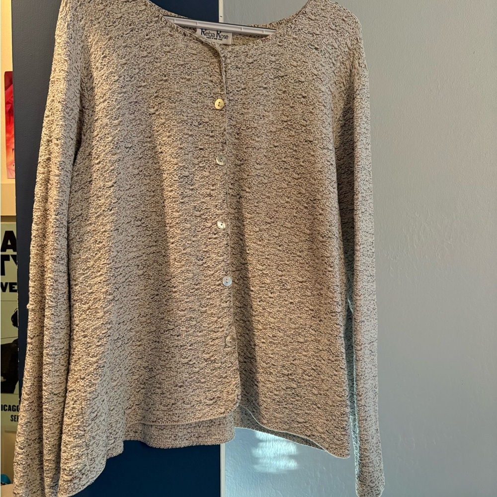 Cozy Knit Button-Up Cardigan